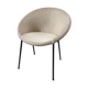 Chaise lusty lloyd loom blanche osier et métal