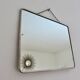 Antique barber's mirror with chain, art deco, 1940s-1950s
