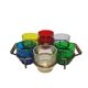 Vintage alcohol set, Denmark, 1960s, set of 7