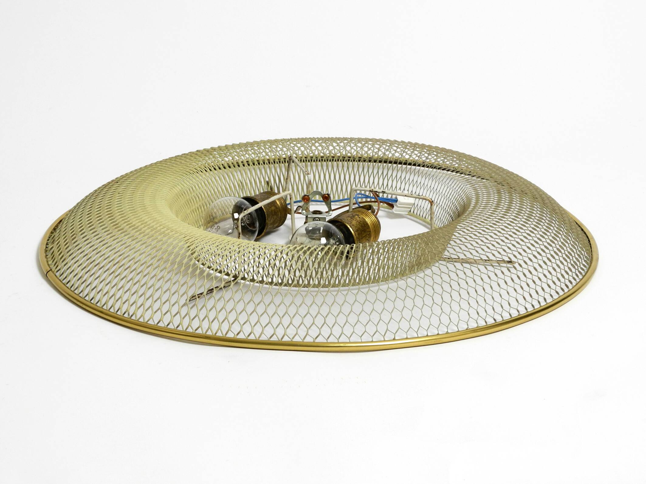 Mid Century ceiling lamp from ERCO made of expanded metal