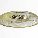 Mid Century ceiling lamp from ERCO made of expanded metal