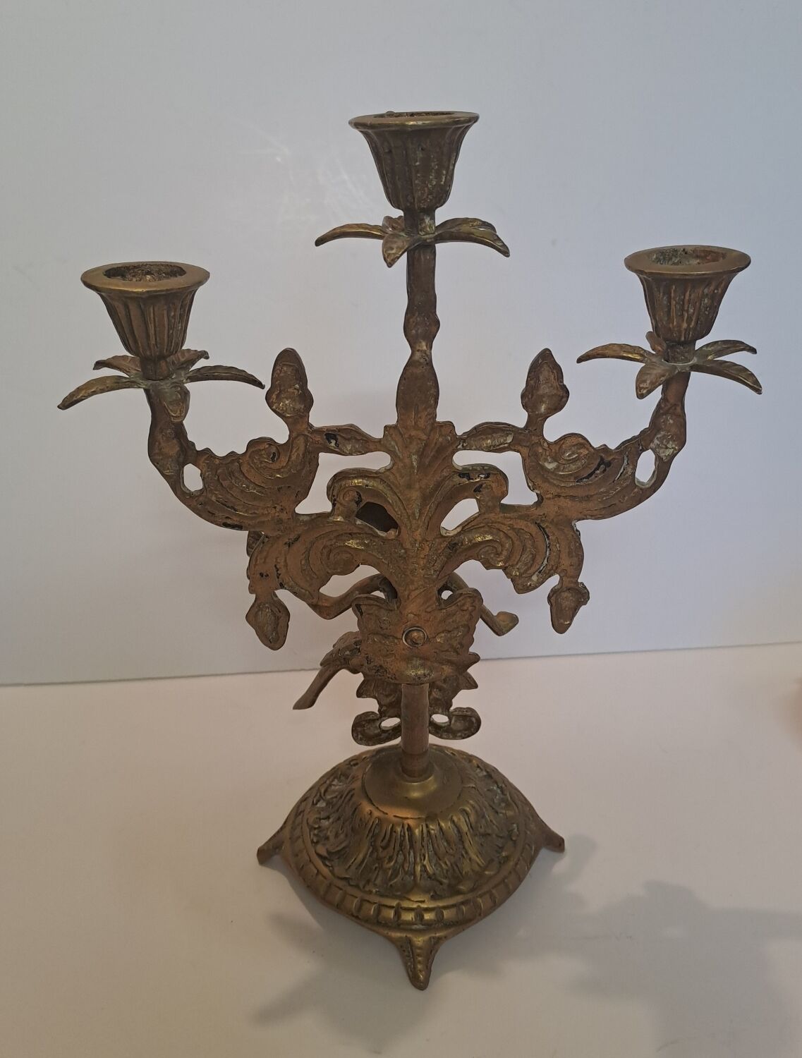 Vintage bronze chandelier