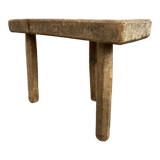 Tripod trading stool, Alsace peasant art, France 1920