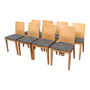 suite de 8 chaises de