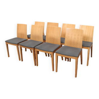 Suite de 8 chaises de salle à manger, Pedrali