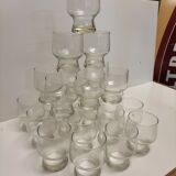 Set of 24 lever glasses