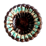 Vallauris style ceramic godron cup