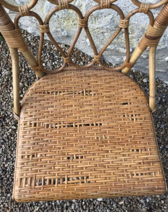 Vintage rattan chair