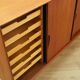 Teak highboard, Danish design, 1970s, manufacturer: Omann Jun