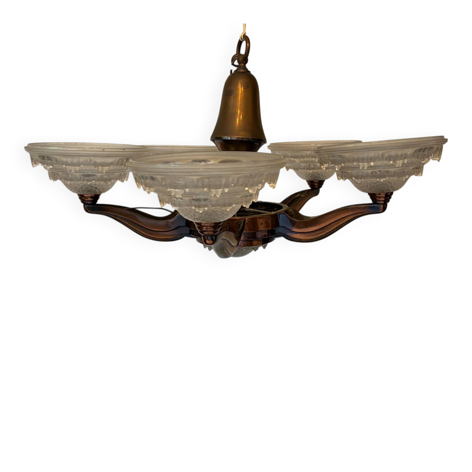 Art Deco chandelier Ezan 1930