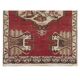Hand-knotted Small Rug. Door Mat. Turkish Wool Seat Cover. Entryway Mat. Kitchen Rug. Vintage Bath Mat