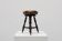 Art Deco adjustable piano stool with original upholstery, France 1920s