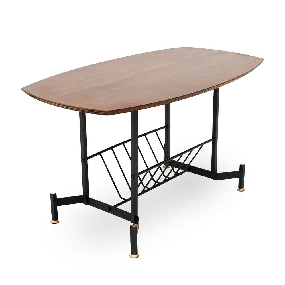 Coffee table with magazine rack, 1950s