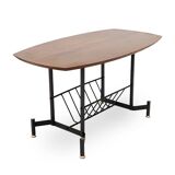 Coffee table with magazine rack, 1950s
