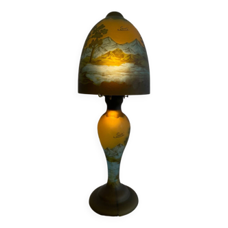 Gallé Tip mushroom lamp