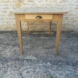 One drawer farm table
