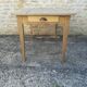 One drawer farm table