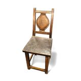 18th century chair - Early 18th century farmhouse chair with wood peg construction