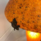 Vintage mushroom lamp in glass paste