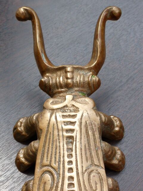Vintage bronze beetle