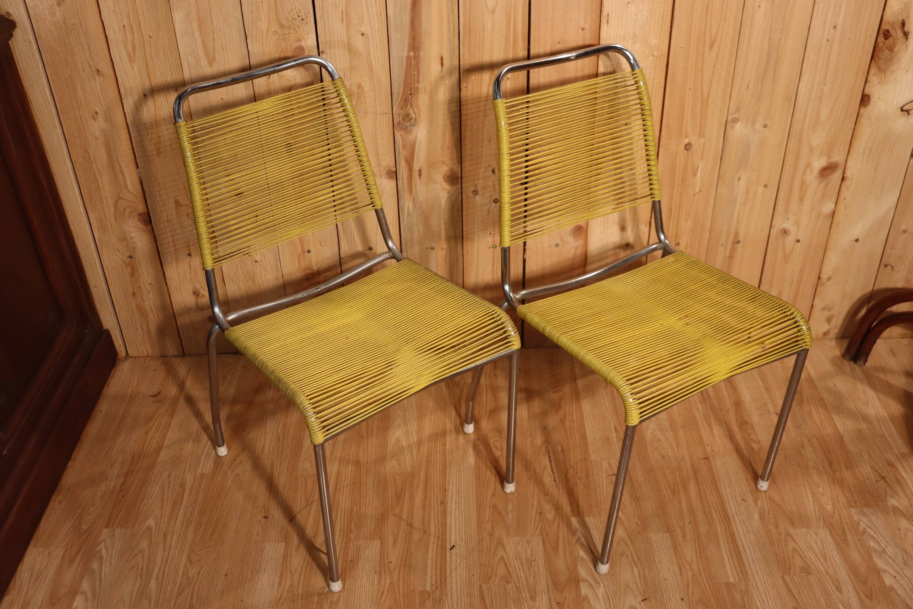 Pair of vintage Altorfer garden chairs
