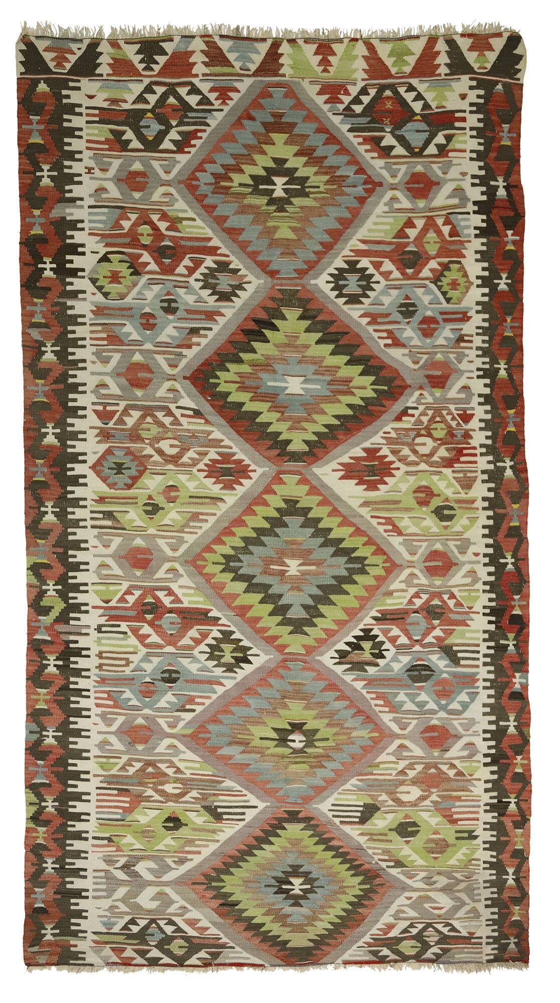 Authentic Vintage Turkish Kilims & Handwoven Rugs – Unique Home Decor Pieces 155x 296 cm