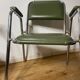 Paire de fauteuils métal chromé vintage année 60/70