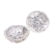 Paire de coupelles cristal taillé