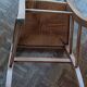 Lot de 4 chaises paillées en merisier