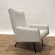 Louis Paolozzi modernist armchair reupholstered