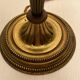 Antique three-light Bouillotte lamp - brass - Fontette Palace Caen