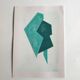 Original minimalist geometric painting