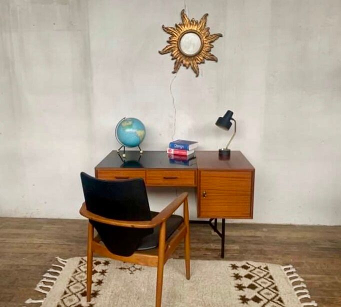 Vintage office french modernist 1950s