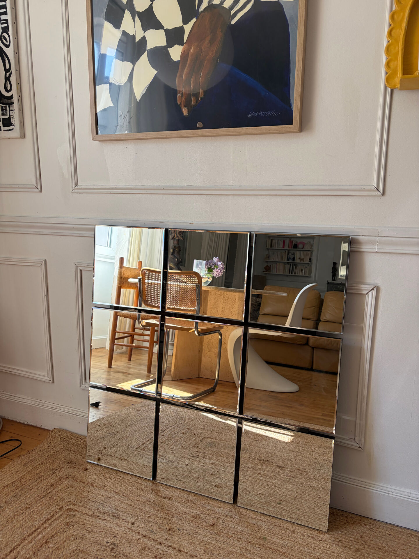 Miroir mosaïque deknudt vintage 90cmx90cm