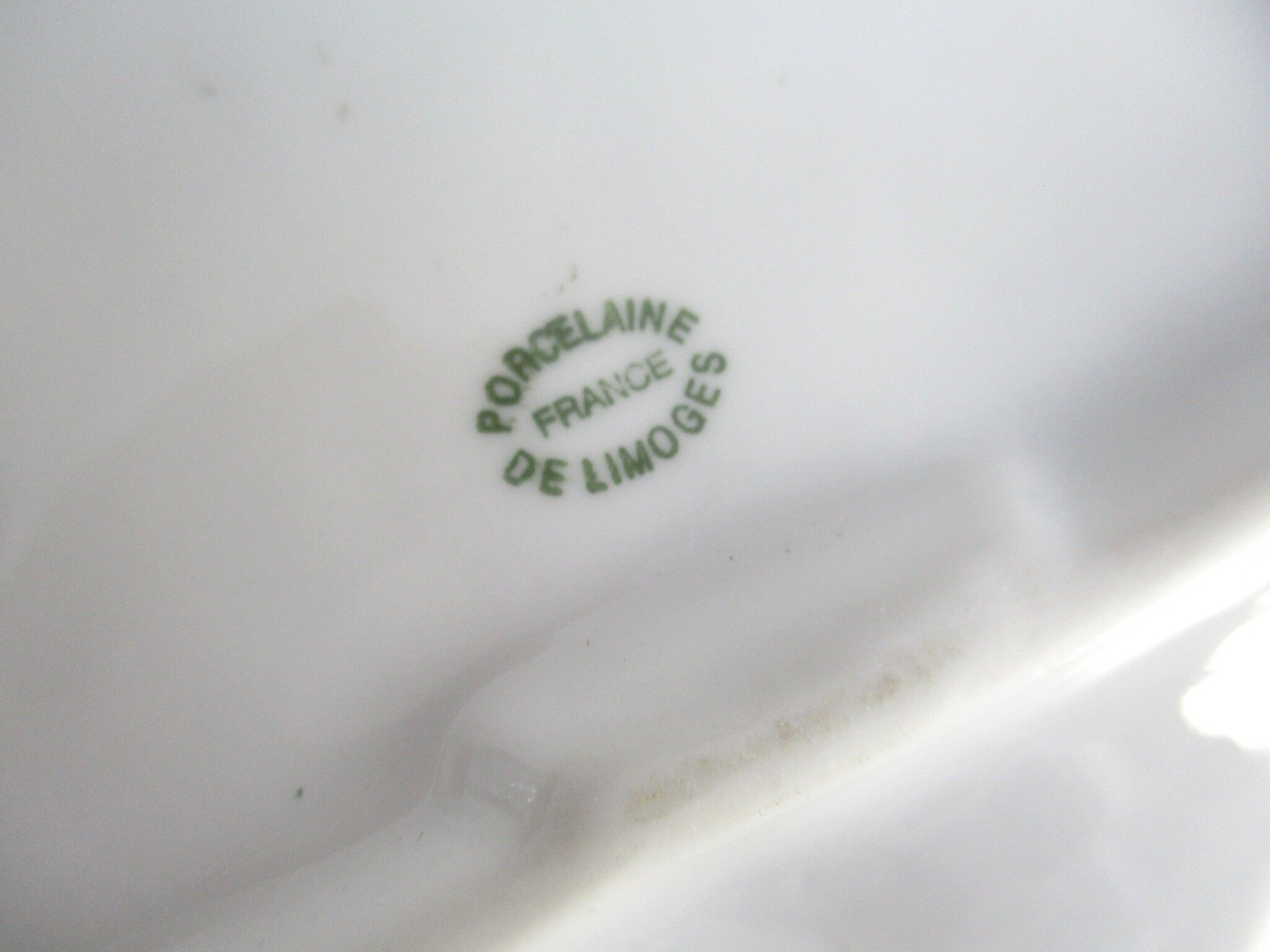 Empty Pocket Porcelain Limoges- sheet