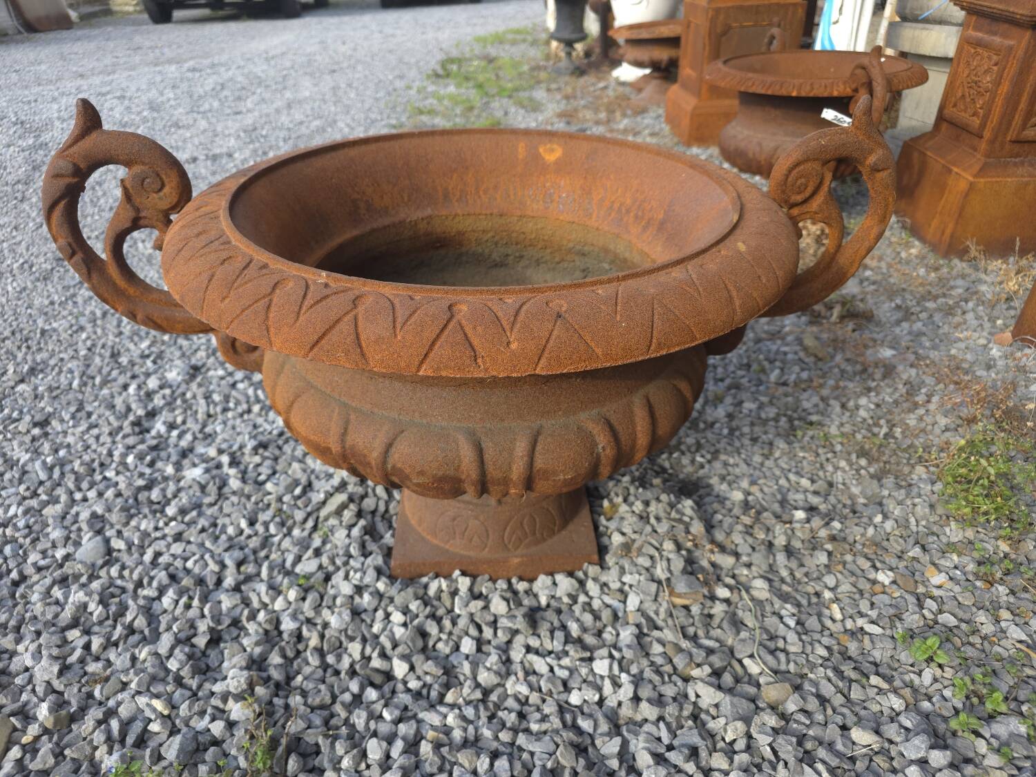 Medici vase with cast iron ears