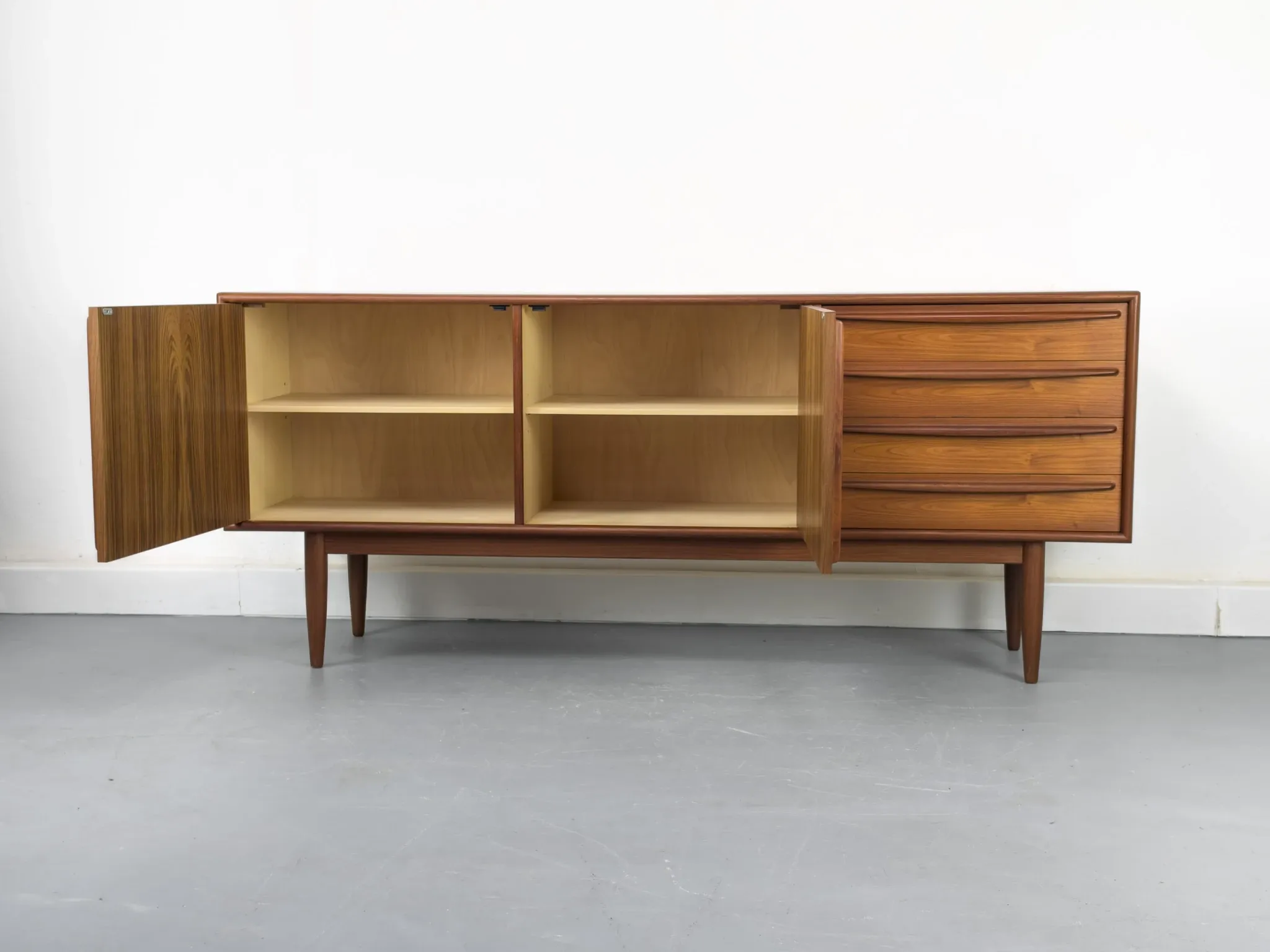 Teak Sideboard by Svend Aage Madsen for Falster, 1960s
