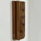Vintage XL wall light, pin, suede, 1970
