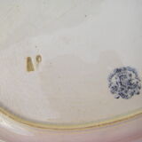 Oval dish in old faience