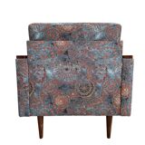 Mid Century Geometric Armchairs with Ethnic Pattern, Europe, 1970s