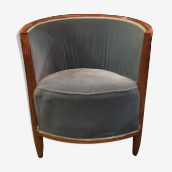 Fauteuil tonneau art-deco  circa 1925