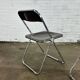 Italian Plia folding chairs brown by Giancarlo Piretti for Castelli