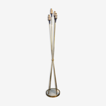 Lamppost design 1950 brass house Lunel