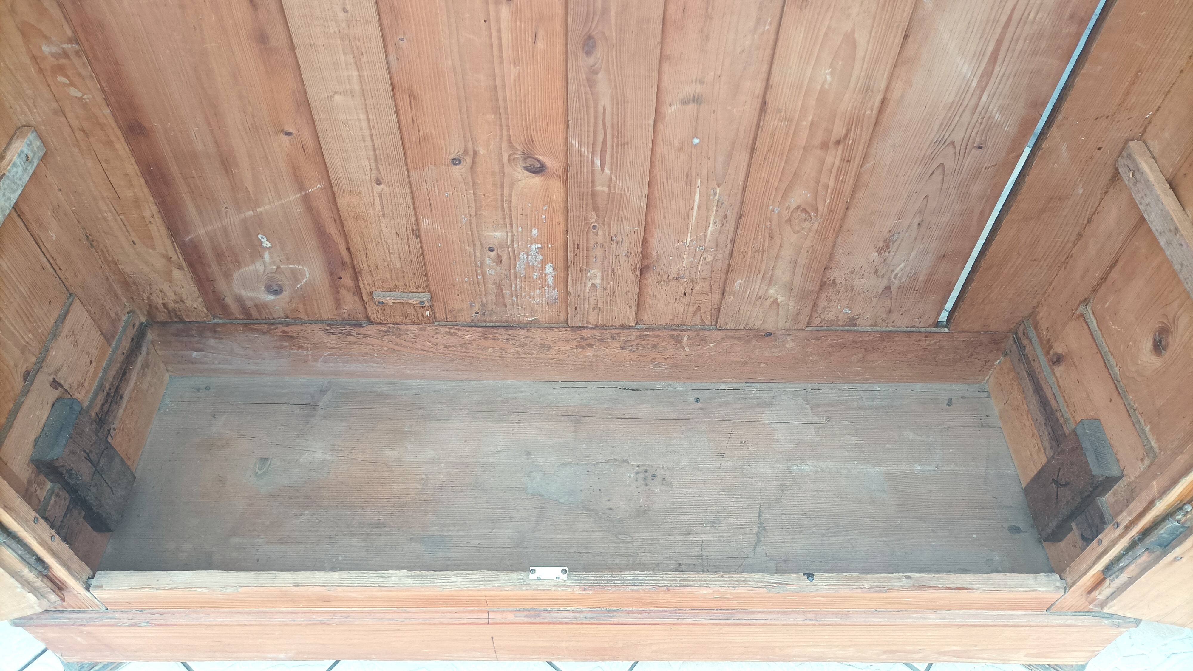 19th century larch mountain chalet wardrobe