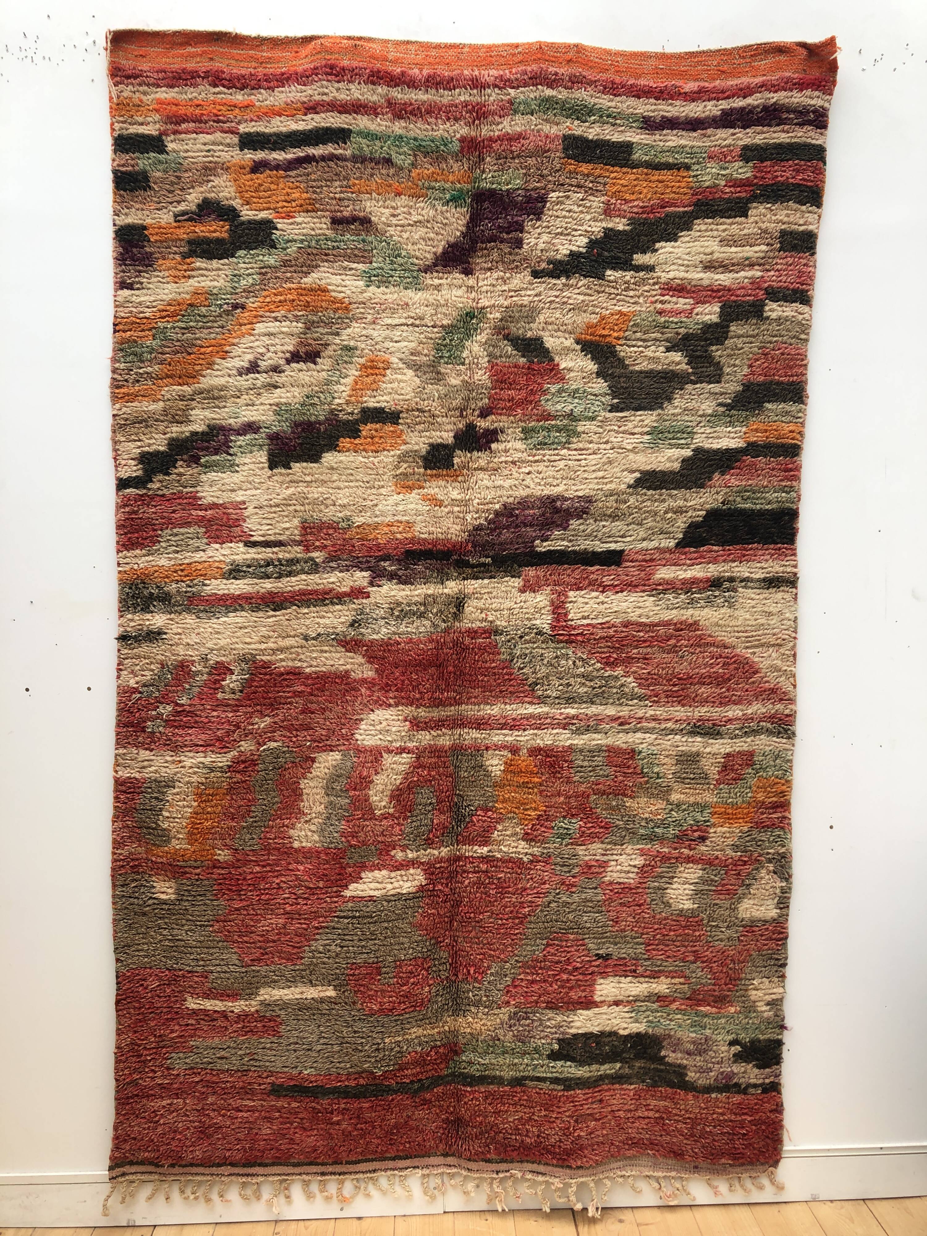 Moroccan Berber rug Boujaad 2.54x1.54m