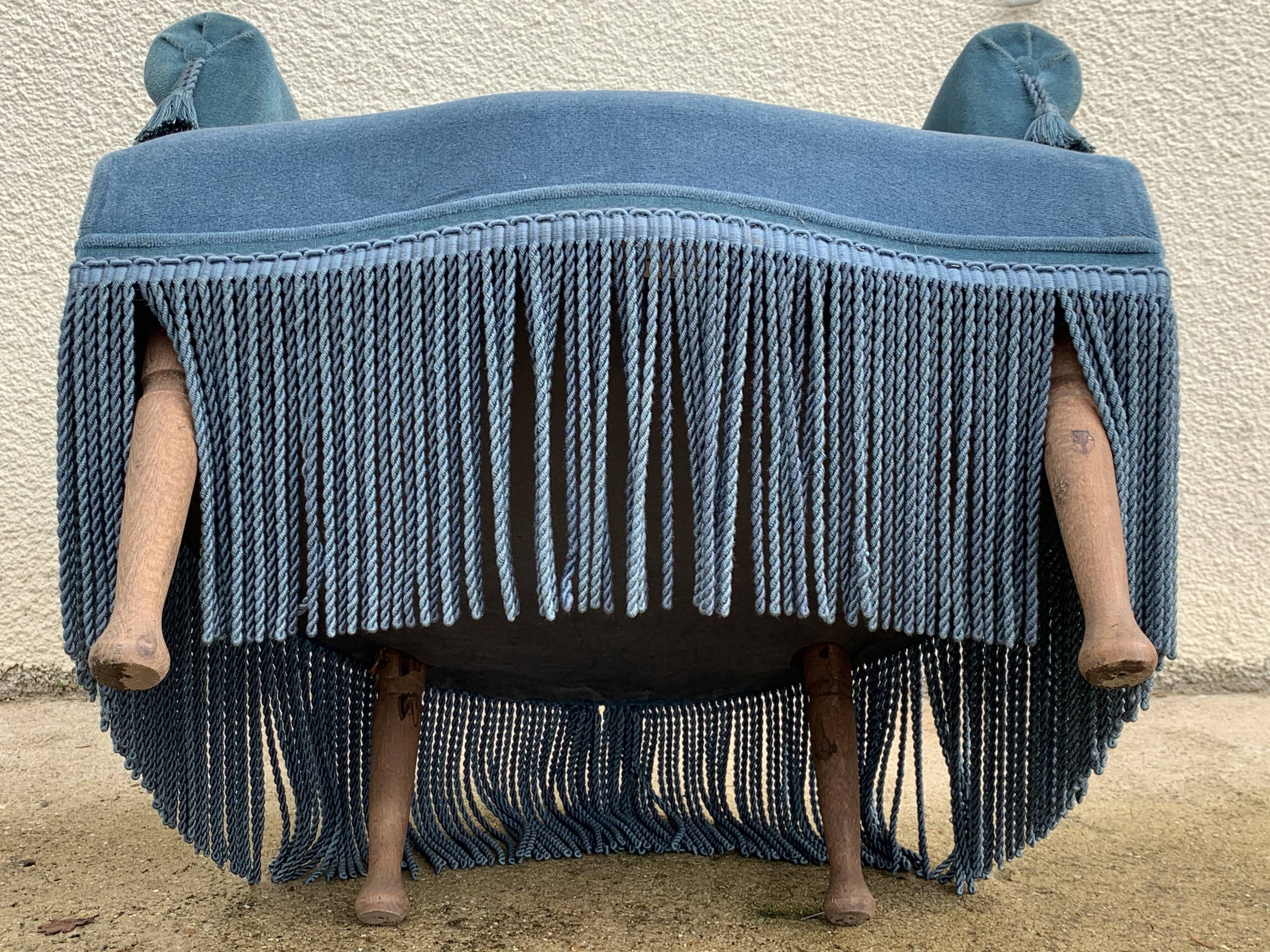 Pair of armchairs toad and rest feet 1970