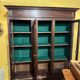 Louis XVI style mahogany bookcase, 3 doors