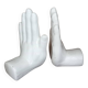 Ceramic Hands Bookends