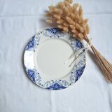 Plat creux Creil et Montereau bleu