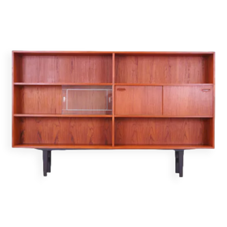 Teak bookcase, Danish design, 1970s, manufactured by Clausen & Søn